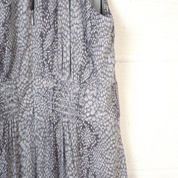 by Anthropologie‎ Marfa Maxi Dress Sz 0 EUC Snakeskin Summer Feminine Romantic - Picture 10 of 12